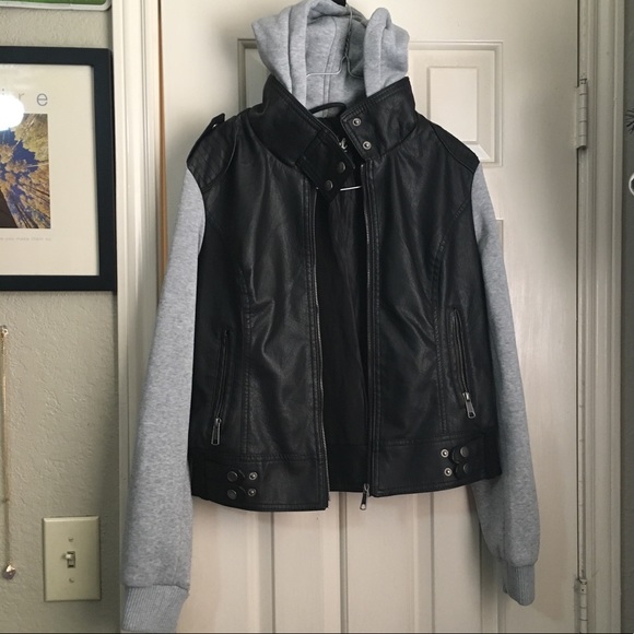 Charlotte Russe Jackets & Blazers - Faux Leather Jacket